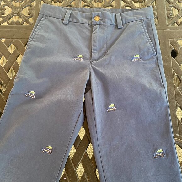 Vineyard Vines Holiday Pants - Woodie Truck with Christmas Tree - Preppy - EUC - Picture 10 of 14